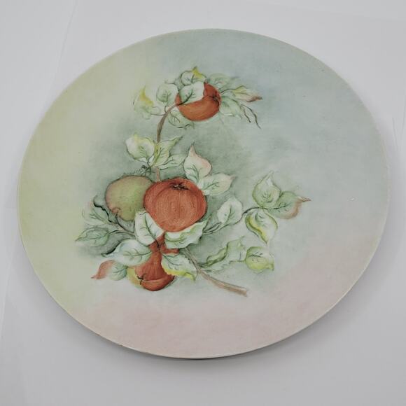 Vintage Antique Made in Germany dinner plate. Apple design. 10" diameter - Picture 1 of 9